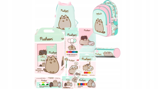 PUSHEEN ST.Right MINT Batoh Cat Kitten PRE DIEVČATÁ TRIEDY 1-3